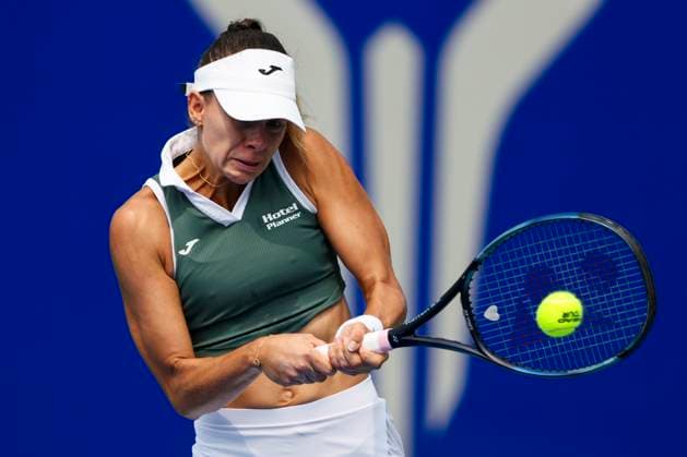 Tennis, WTA-Turnier in Wuhan WUHAN, CHINA - OCTOBER 10: Magda Linette of Poland competes in the Women s Singles Round of 16 match against Daria Kasatkina of Russia on day six of 2024 Wuhan Open at Optics Valley International Tennis Center on October 10, 2024 in Wuhan, Hubei Province of China.  Copyright: xVCGx 111522937950