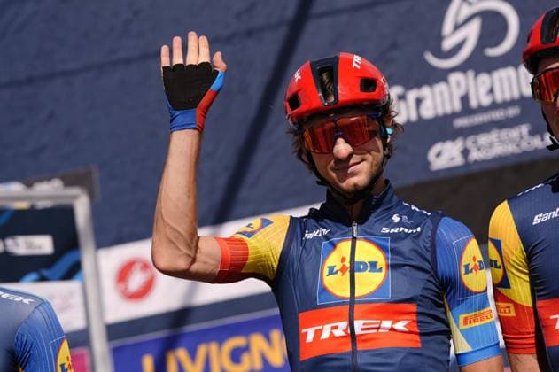 Radsport, GranPiemonte CICCONE Giulio Team LIDL-TREK during the 108th edition of the Gran Piemonte 2024 a 182 km one day race from Valdengo to Borgomanero on October 10, 2024, Italy.  Copyright: xFabioxFerrari LaPressex