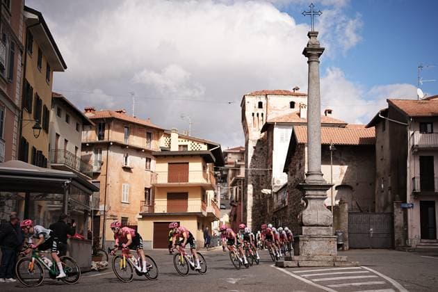 the race during the 108th edition of the Gran Piemonte 2024 a 182 km one day race from Valdengo to Borgomanero on October 10, 2024, Italy.  Copyright: xMarcoxAlpozzix