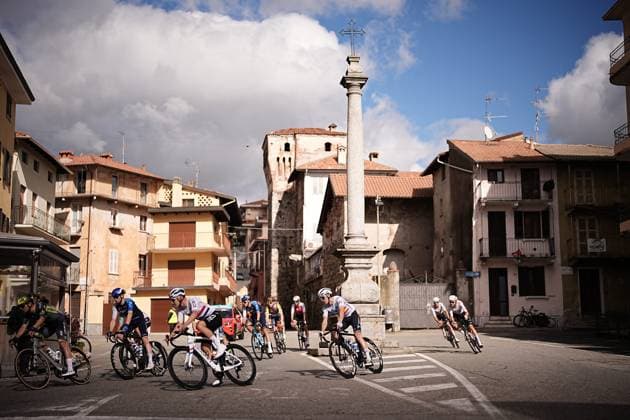 the race during the 108th edition of the Gran Piemonte 2024 a 182 km one day race from Valdengo to Borgomanero on October 10, 2024, Italy.  Copyright: xMarcoxAlpozzix