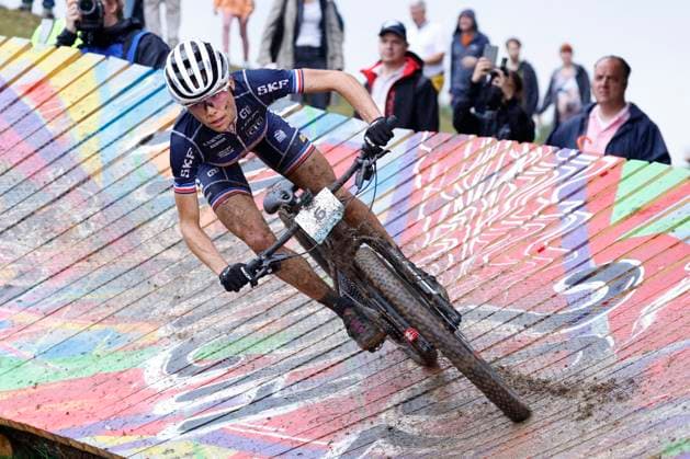 European Championship, EM, Europameisterschaft Cycling MTB Munich 2022 Munich, Germany - August 20 : LECOMTE Loana of France during the 2022 European Championships Cycling Mountainbike as part of the European Championships Munich 2022 on August 20, 2022 in Munich, Germany, 20 08 2022 Munich Germany  Copyright: xJanxDexMeuleneirx 10992174-063