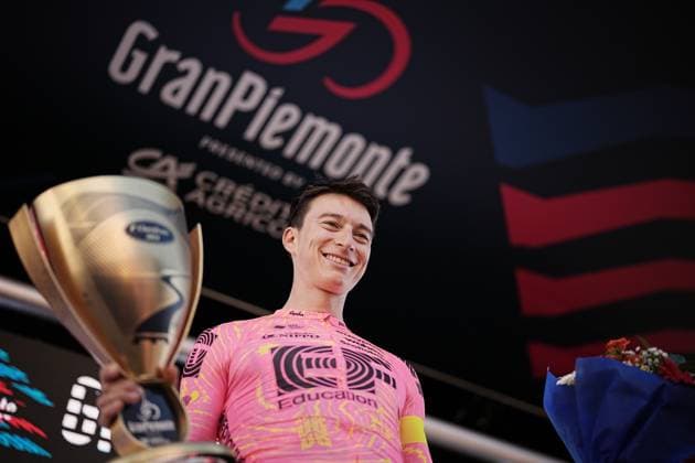 POWLESS Neilson -EF EDUCATION - EASYPOST winner of the 108th edition of the Gran Piemonte 2024 a 182 km one day race from Valdengo to Borgomanero on October 10, 2024, Italy.  Copyright: xMarcoxAlpozzi LaPressex