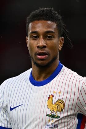 BUDAPEST, HUNGARY - OCTOBER 10: Michael Olise of France looks on during the UEFA Nations League 2024 25 League A Group A2 match between Israel and France at Bozsik Arena on October 10, 2024 in Budapest, H Israel v France - UEFA Nations League 2024 25 League A Group A2 Copyright: xSebastianxFrej MBxMediax