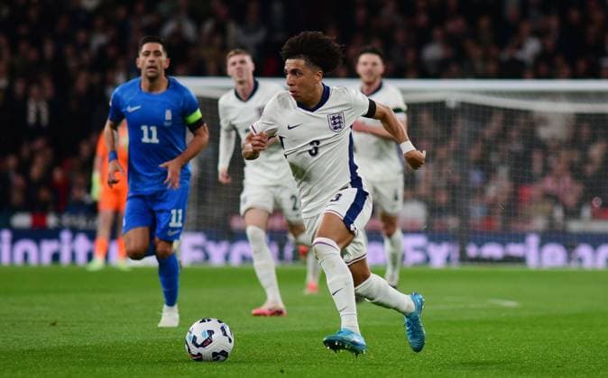England v Greece, London, UK - 10 Oct 2024 Rico Lewis of England during the UEFA Nations League match between England and Greece on 10th October 2024 at Wembley Stadium, London London Wembley Stadium London GBR Copyright: xFrankiexOKeeffe PPAUKx PPA-141833