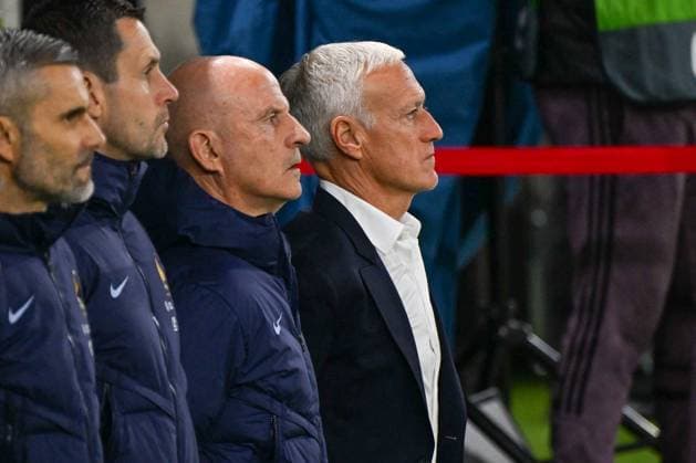 CALCIO - UEFA Nations League - Israel vs France Head coach Didier Deschamps (France) during the UEFA Nations League match between Israel vs. France on 10th October 2024 at the Bozsik Arena stadium in Budapest, Hungary Budapest Hungary  Copyright: xIPAxSport ABACAx