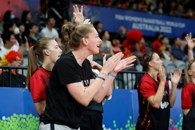 2022 FIBA Women Basketball World Cup SYDNEY, AUSTRALIA - SEPTEMBER 27 : MEESSEMAN Emma of Belgium during the 2022 FIBA Women Basketball World Cup group match between China and Belgium on September 27, 2022 in Sydney, Australia, 27 09 2022 Sydney Australia  Copyright: xJanxDexMeuleneirx 10996844-086