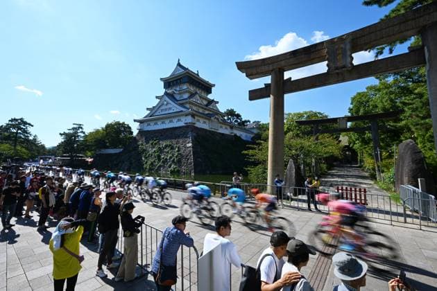 General view, OCTOBER 11, 2024 - Cycling : Kokura Castle Criterium Exhibition Race of 2024 Tour de Kyushu in Kitakyushu, Fukuoka, Japan. Noxthirdxpartyxsales  (269553518)