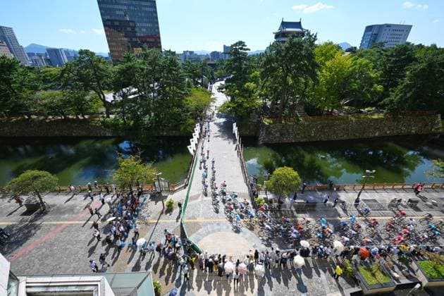 General view, OCTOBER 11, 2024 - Cycling : Kokura Castle Criterium Exhibition Race of 2024 Tour de Kyushu in Kitakyushu, Fukuoka, Japan. Noxthirdxpartyxsales  (269553519)