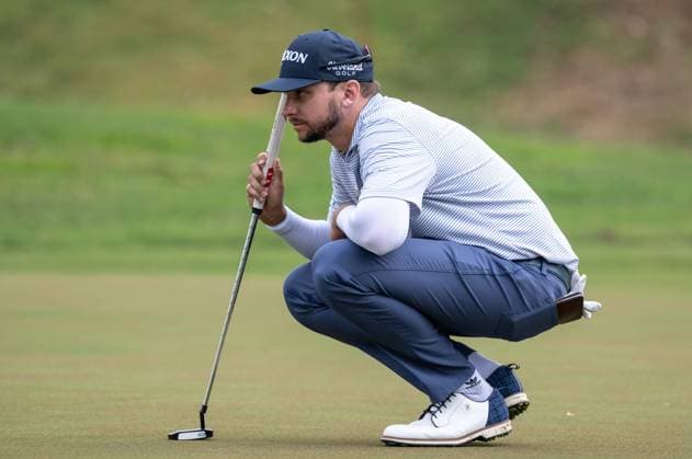 October 11, 2024, Macao, Macao Sar, China: USAÃ¢â‚¬â ¢s John Catlin in 5th place following the Round 2 of the Macao Open Golf 2024 at Macao Golf and Country Club, Macao, China, on 11 October 2024. Macao China - ZUMAr144 20241011_zap_r144_006 Copyright: xJaynexRussellx
