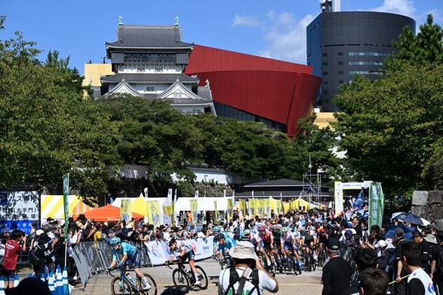 General view, OCTOBER 11, 2024 - Cycling : Kokura Castle Criterium Exhibition Race of 2024 Tour de Kyushu in Kitakyushu, Fukuoka, Japan. Noxthirdxpartyxsales  (269558008)