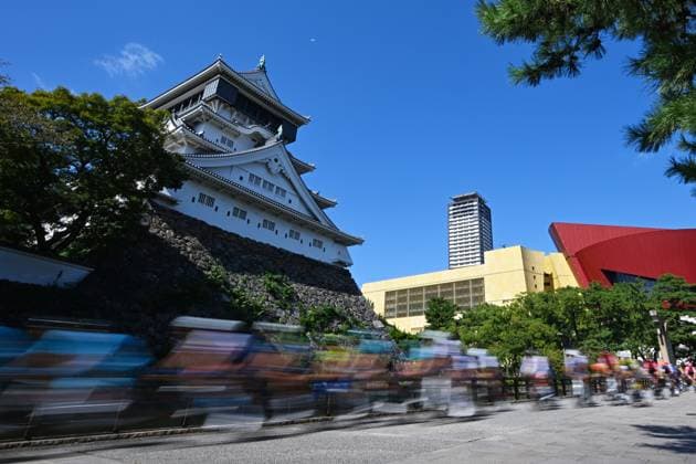General view, OCTOBER 11, 2024 - Cycling : Kokura Castle Criterium Exhibition Race of 2024 Tour de Kyushu in Kitakyushu, Fukuoka, Japan. Noxthirdxpartyxsales  (269558028)