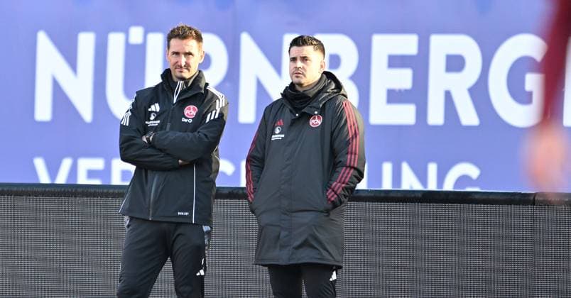 12.10.2024 - Fussball - Saison 2024 2025 - Testspiel Freundschaftsspiel Vorbereitungsspiel : 1. FC Nürnberg FCN ( Club ) Internes Testspiel - - xwoxzix - Miroslav Miro Klose ( Trainer 1. FC Nürnberg FCN ) Jens Bauer ( Co-Trainer 1. FC Nürnberg FCN )