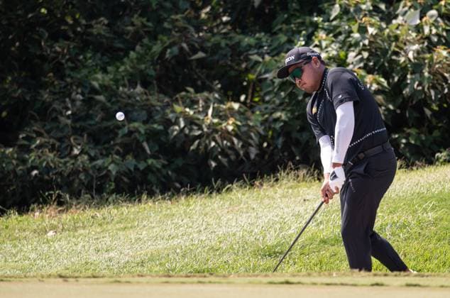 October 12, 2024, Macao, Macao Sar, China: Chonlatit Chuenboonngam from Thailand during the 3rd Round of the Macao Open Golf 2024 at Macao Golf and Country Club, Macao, China, on 12 October 2024. Macao China - ZUMAr144 20241012_zap_r144_064 Copyright: xJaynexRussellx