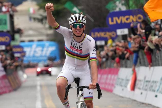 POGACAR Tadej wins the 118th edition of the Il Lombardia a 255 km one day race from Bergano to Como on October 12, 2024, Italy.  Copyright: xGianxMattiaxD Alberto LaPressex