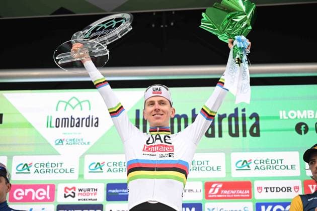 12-10-2024 Giro Di Lombardia; 2024, Uae Team Emirates; Pogacar, Tadej; Como; 