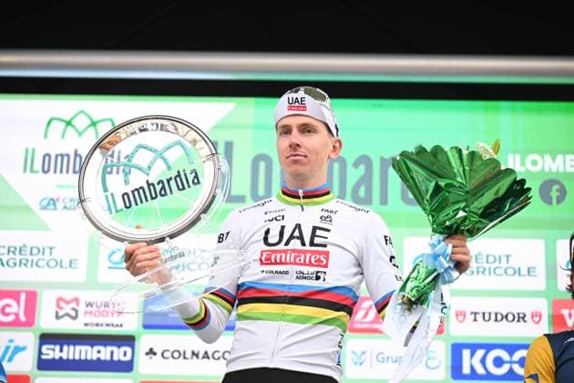 12-10-2024 Giro Di Lombardia; 2024, Uae Team Emirates; Pogacar, Tadej; Como; 
