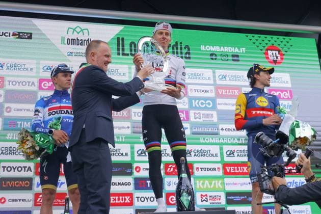 CICLISMO - Ciclismo Su Strada - Giro di Lombardia Il Lombardia 2024 - 118th Edition- Bergamo- Como, 252 km- Italy- 12-10-2024 during Giro di Lombardia, Street Cycling race in Bergamo, Italy, October 12 2024 Bergamo Italy  Copyright: xIPAxSport ABACAx