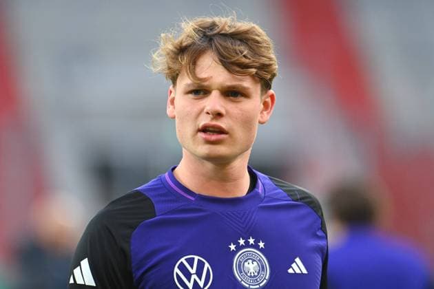 Torwart Jonas URBIG (GER), Aktion,Einzelbild,angeschnittenes Einzelmotiv,Portraet,Portrait,Porträt. Fussball U 21 Deutschland (GER) - Bulgarien (BUL) 2-1 am 11.10.2024 Jahnstadion, Regensburg. Laenderspiel, EM-Qualifikation, Gruppenphase . Â