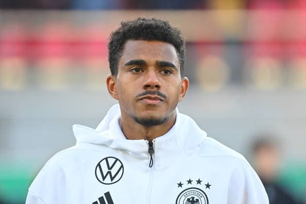 Ansgar KNAUFF (GER), Einzelbild,angeschnittenes Einzelmotiv,Portraet,Portrait,Porträt. Fussball U 21 Deutschland (GER) - Bulgarien (BUL) 2-1 am 11.10.2024 Jahnstadion, Regensburg. Laenderspiel, EM-Qualifikation, Gruppenphase . Â