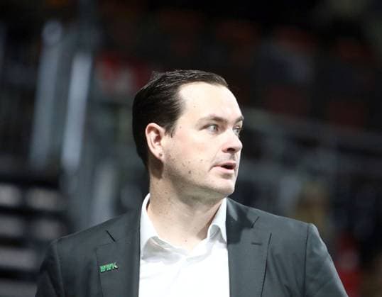 headcoach Thomas RANNER (Herrsching), He-Volleyballl, Bundesliga 2024 25 WWK Volleys Herrsching vs SWD powervolleys Dueren, 12.10.24, Muenchen, BMW Park, Copyright: WolfgangxFehrmann