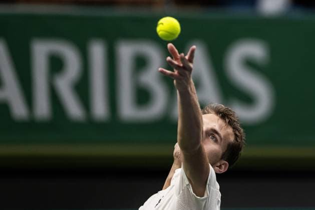 241013 Zsombor Piros of Hungary competes in a men s singles qualifier tennis match during day 2 of the ATP, Tennis Herren 250 Nordic Open on October 13, 2024 in Stockholm. Photo: Maxim ThorÃ BILDBYRAN kod MT MT0678 tennis nordic open 2 bbeng atp 250 Copyright: MAXIMxTHORE BB241013MT021