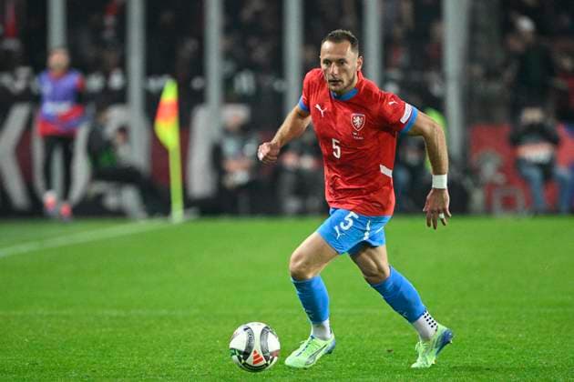 Vladimir Coufal (CZE) in action during the Football League of Nations match: Czechia vs Albania in Prague, Czech Republic, October 11, 2024. (CTKxPhoto MichalxKamaryt) CTKPhotoP2024101203380  CTKPhotoP2024101203380