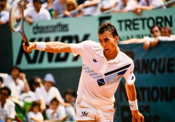 860610 Tennis, French Open, Roland Garros: Ivan Lendl of Czechoslovakia in mens singles. Photo: BILDBYRAN D052_01 9714 scanx dia tennis franska öppna french open roland garros 1986 D052_01 bbeng *** 860610 Tennis, French Open, Roland Garros Ivan Lendl of Czechoslovakia in mens singles Photo BILDBYRAN D052 01 9714 scanx dia tennis franska öppna french open roland garros 1986 D052 01 bbeng  Copyright: BILDBYRAN BB860610BB141