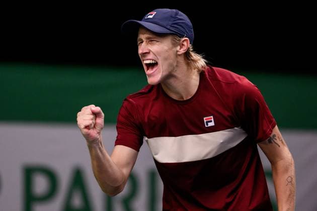 241014 Leo Borg of Sweden celebrates as he competes in a men s doubles tennis match during day 3 of the ATP, Tennis Herren 250 Nordic Open on October 14, 2024 in Stockholm. Photo: Jesper Zerman BILDBYRAN kod JZ JZ0576 tennis nordic open 3 bbeng jubel Copyright: JESPERxZERMAN BB241014JZ046