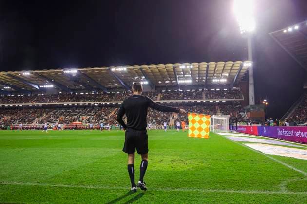 Belgium v France - UEFA Nations League 14 10 2024 BRUSSELS, BELGIUM - OCTOBER 14 : Illustration picture sideline referee during the UEFA Nations League tournament League A Phase Group A2 match between Belgium and France on October 14, 2024 in Brussels, Belgium, 14 10 2024 Brussels Belgium  Copyright: xTomasxSiskx