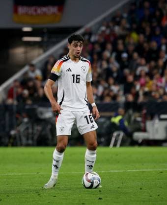 BAU 14.10..2024 München Fußball Länderspiel Deutschland vs. Niederlande, Aleksandar Pavlovic (GER)