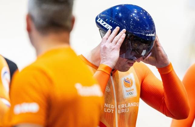 BALLERUP - Roy van den Berg during a training session prior to the World Track cycling, Rad, Radsport, Bahnrad, Bahn Championships at the Ballerup Super Arena. ANP IRIS VAN DEN BROEK xVIxANPxSportx xxANPxIVx 510952635 originalFilename: 510952635.jpg