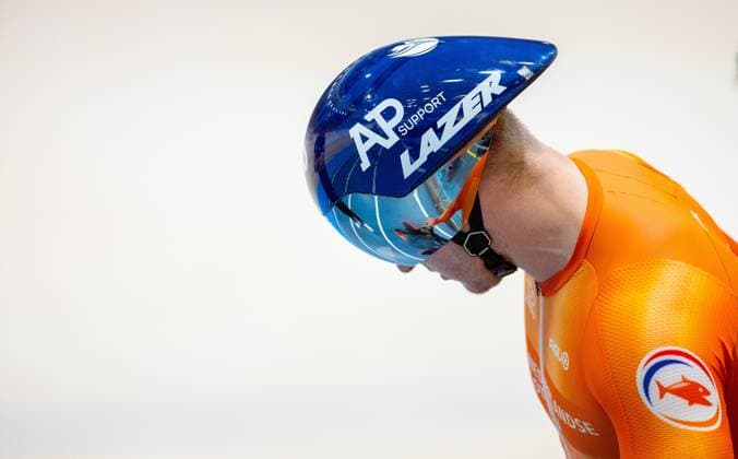 BALLERUP - Jeffrey Hoogland during a training session prior to the World Track cycling, Rad, Radsport, Bahnrad, Bahn Championships at the Ballerup Super Arena. ANP IRIS VAN DEN BROEK xVIxANPxSportx xxANPxIVx 510952640 originalFilename: 510952640.jpg