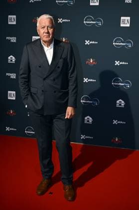 Soudal Quick-Step CEO Patrick Lefevere pictured on the red carpet at the arrival for the Kristallen Fiets (Crystal Bike - Velo de Cristal) award ceremony for the best cyclists of the 2024 cycling season, organized by Flemish newspaper Het Laatste Nieuws, Tuesday 15 October 2024, in Kruisem. DIRKxWAEM  x102638392x