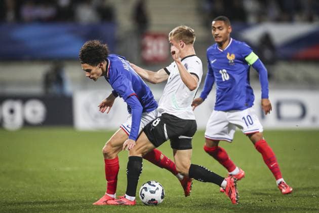 MAGHNES AKLIOUCHE 8 FOOTBALL : European Under-21 Championship 2025 Qualifying round. France vs Autriche - Stade Marcel Picot- Nancy 15 10 2024 ElyxandroCegarra Panoramic 