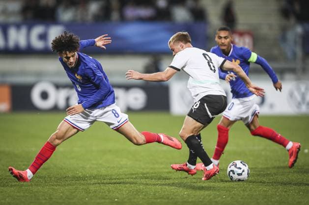 MAGHNES AKLIOUCHE 8 FOOTBALL : European Under-21 Championship 2025 Qualifying round. France vs Autriche - Stade Marcel Picot- Nancy 15 10 2024 ElyxandroCegarra Panoramic 