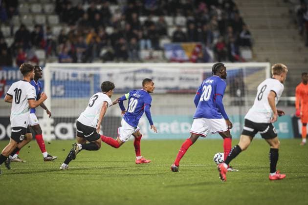 ENZO MILLOT 10 FOOTBALL : European Under-21 Championship 2025 Qualifying round. France vs Autriche - Stade Marcel Picot- Nancy 15 10 2024 ElyxandroCegarra Panoramic 