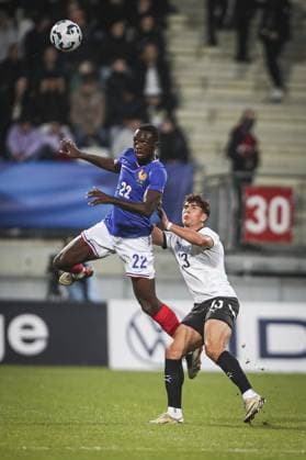 TANGUY NIANZOU 22 FOOTBALL : European Under-21 Championship 2025 Qualifying round. France vs Autriche - Stade Marcel Picot- Nancy 15 10 2024 ElyxandroCegarra Panoramic 