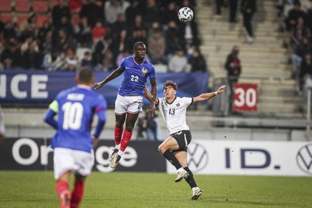 TANGUY NIANZOU 22 FOOTBALL : European Under-21 Championship 2025 Qualifying round. France vs Autriche - Stade Marcel Picot- Nancy 15 10 2024 ElyxandroCegarra Panoramic 