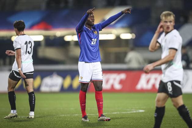 LUCIENAGOUME 20 FOOTBALL : European Under-21 Championship 2025 Qualifying round. France vs Autriche - Stade Marcel Picot- Nancy 15 10 2024 ElyxandroCegarra Panoramic 