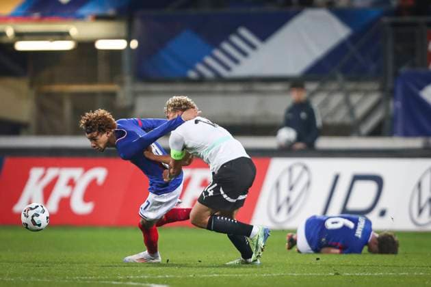 HUGO EKITIKE 17 FOOTBALL : European Under-21 Championship 2025 Qualifying round. France vs Autriche - Stade Marcel Picot- Nancy 15 10 2024 ElyxandroCegarra Panoramic 
