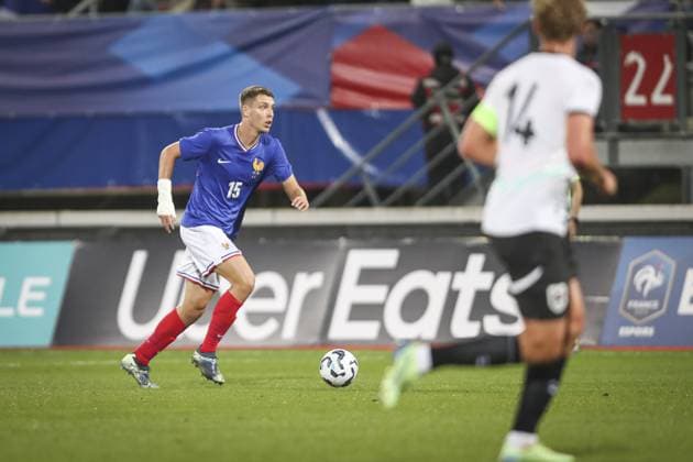 MAXIME ESTEVE 15 FOOTBALL : European Under-21 Championship 2025 Qualifying round. France vs Autriche - Stade Marcel Picot- Nancy 15 10 2024 ElyxandroCegarra Panoramic 