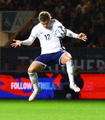 Callum Doyle of England U21, U 21 scores a goal to make the score 2-0 England U21 v Azerbaijan U21, UEFA U21 Championship 2025 Qualification, Group F, Football, Ashton Gate, Bristol, UK, 15 Oct 2024 EDITORIAL USE ONLY No use with unauthorised audio, video, data, fixture lists, club league logos or live services. Online in-match use limited to 120 images, no video emulation. No use in betting, games or single club league player publications. Copyright: xKieranxMcManus Shutterstockx 14785525x