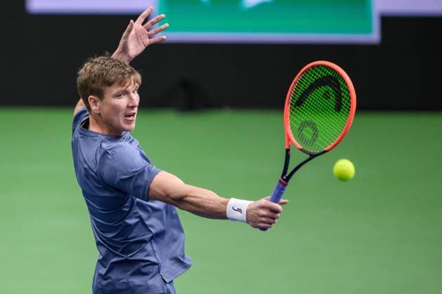 241016 AndrÃ Göransson of Sweden competes in a men s doubles tennis match during day 5 of the ATP, Tennis Herren 250 Nordic Open on October 16, 2024 in Stockholm. Photo: Jesper Zerman BILDBYRAN kod JZ SD0014 tennis atp 250 nordic open day 5 bbeng Copyright: JESPERxZERMAN BB241016JZ035