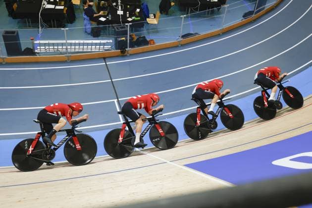 October 16, 2024, Copenhagen, Milan, Italy: Tissot Track cycling, Rad, Radsport, Bahnrad, Bahn World Championship, WM, Weltmeisterschaft - Ballerup, Copenaghen, Den- 16-10-2024 during Tissot 2024 Track World Championships, Track cycling race in Copenhagen, Denmark, October 16 2024 CICLISMO - Ciclismo su Pista - Tissot 2024 Track World Championships - ZUMAs349 20241016_zsa_s349_022 Copyright: xStefanoxCavasino IpaxSportx xIpax