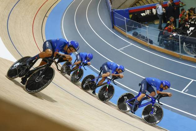 CICLISMO - Ciclismo su Pista - Tissot 2024 Track World Championships Tissot Track cycling, Rad, Radsport, Bahnrad, Bahn World Championship, WM, Weltmeisterschaft - Ballerup, Copenaghen, Den- 16-10-2024 during Tissot 2024 Track World Championships, Track cycling race in Copenhagen, Denmark, October 16 2024 Copenhagen Denmark Copyright: xIPAxSport ABACAx