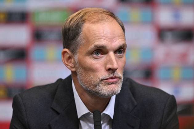 Sport Themen der Woche KW42 Sport Bilder des Tages Football - 2024 2045 - England press conference, PK, Pressekonferenz - Appointment of new England Manager - Thomas Tuchel - Wembley Stadium - Wednesday 16th October 2024. Newly appointed England manager Thomas Tuchel . COLORSPORT Ashley Western 