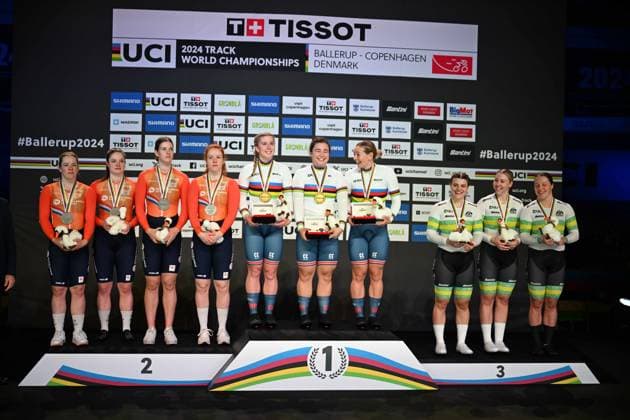 16-10-2024 World Championships Elite Women Track; Giornata 01; 2024, Great Britain; 2024, Olanda; 2024, Australia; Velodromo Ballerup; 