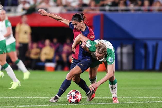 October 16, 2024, Sant Joan Despi, Barcelona, Spain: Aitana Bonmati of FC Barcelona, Barca Femenino in action during the UEFA WomenÃ¢â‚¬â ¢s Champions League, football match played between FC Barcelona and Hammarby IF at Johan Cruyff Stadium on October 16, 2024 in Sant Joan Despi, Spain. Sant Joan Despi Spain - ZUMAa181 20241016_zaa_a181_069 Copyright: xJavierxBorregox