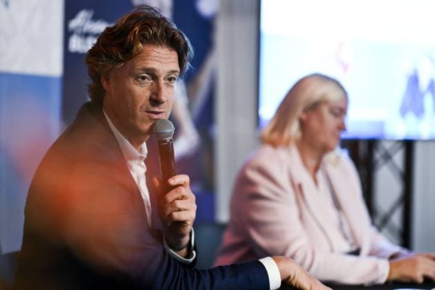 European Open tournament director Dick Norman pictured at the ATP, Tennis Herren European Open Tennis tournament in Antwerp, Thursday 17 October 2024. TOM GOYVAERTS TomxGoyvaerts  x102783241x