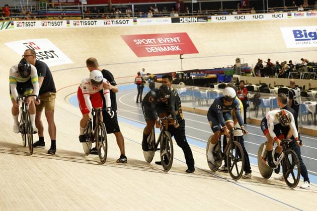 CICLISMO - Ciclismo su Pista - Tissot 2024 Track World Championships Tissot Track cycling, Rad, Radsport, Bahnrad, Bahn World Championship, WM, Weltmeisterschaft - Ballerup, Copenaghen, Den- 16-10-2024 during Tissot 2024 Track World Championships, Track cycling race in Copenhagen, Denmark, October 17 2024 Copenhagen Denmark Copyright: xIPAxSport ABACAx